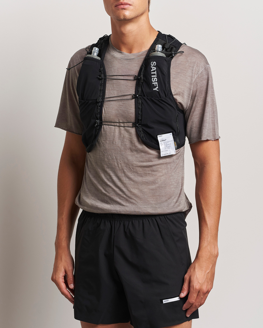 Heren | Satisfy Justice Cordura Hydration Vest Black | Satisfy | Justice Cordura Hydration Vest Black