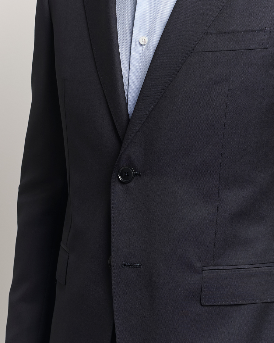 Heren | Pakken | Zegna | Tailored Wool Suit Midnight
