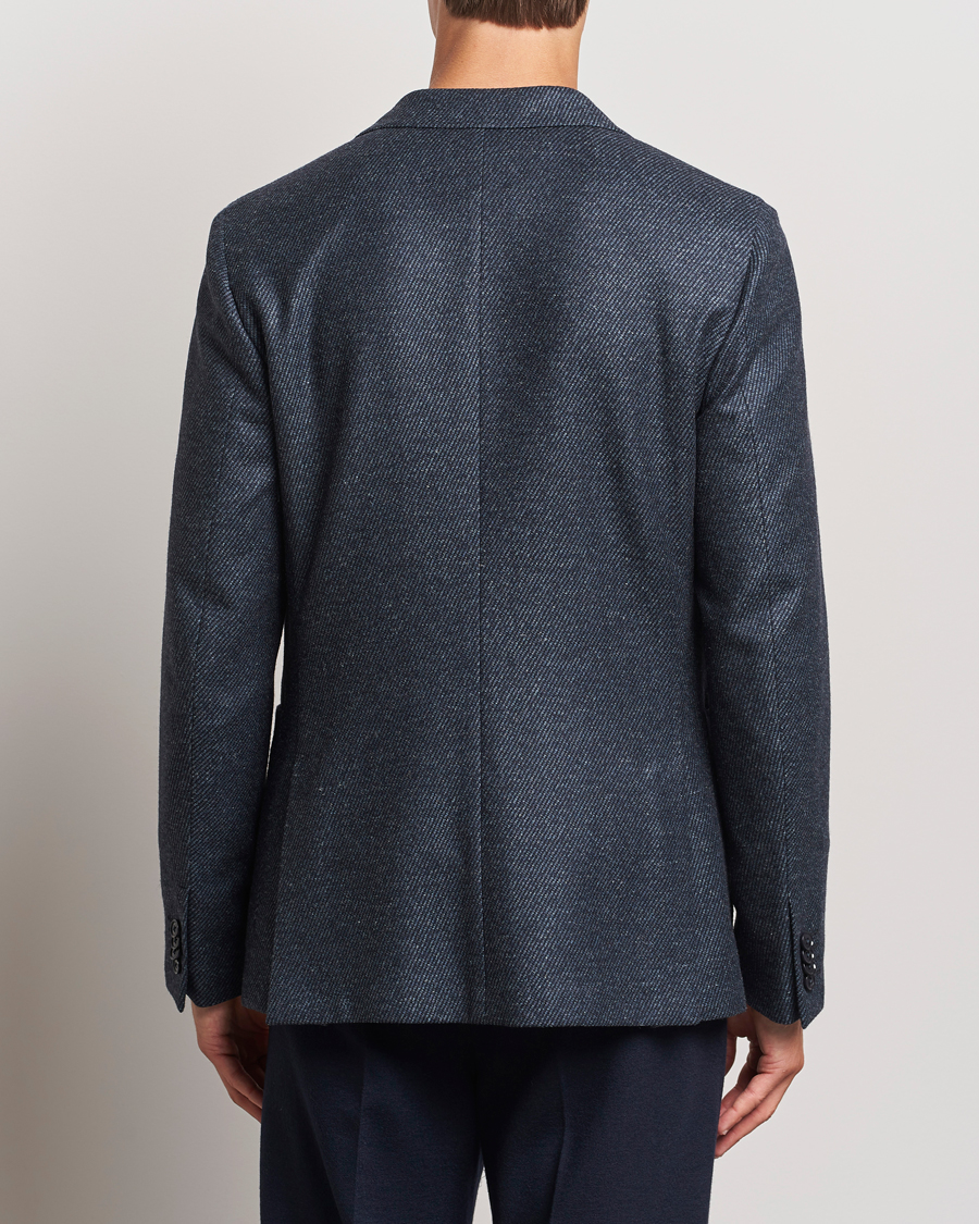 Heren | Blazers | Zegna | Unconstructed Wool/Cashmere Blazer Dark Blue