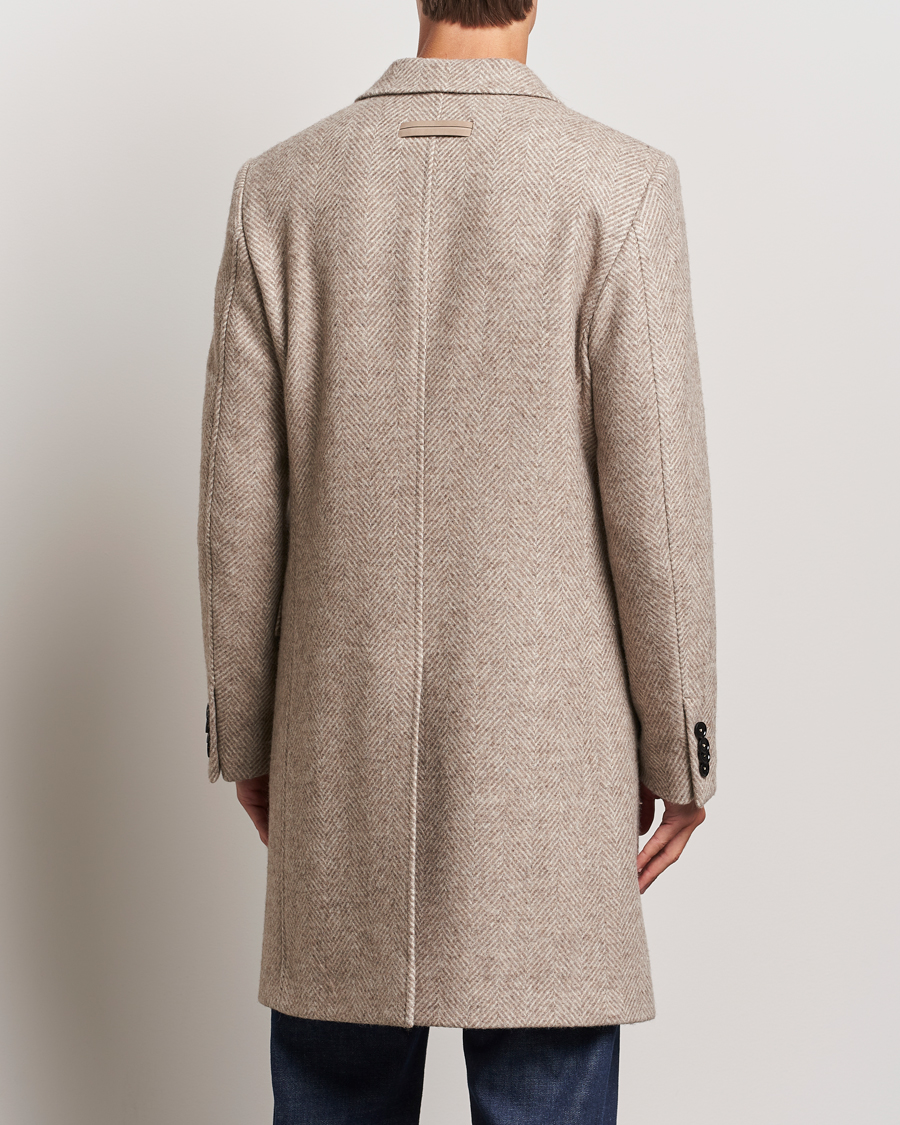 Heren | Jassen | Zegna | Wool/Cashmere Double Breasted Coat Beige