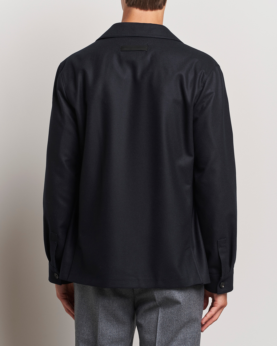 Heren | Jassen | Zegna | Flannel Chore Jacket Black