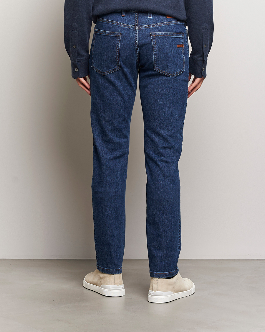 Heren | Jeans | Zegna | 5-Pocket Denim Jeans Stone Washed