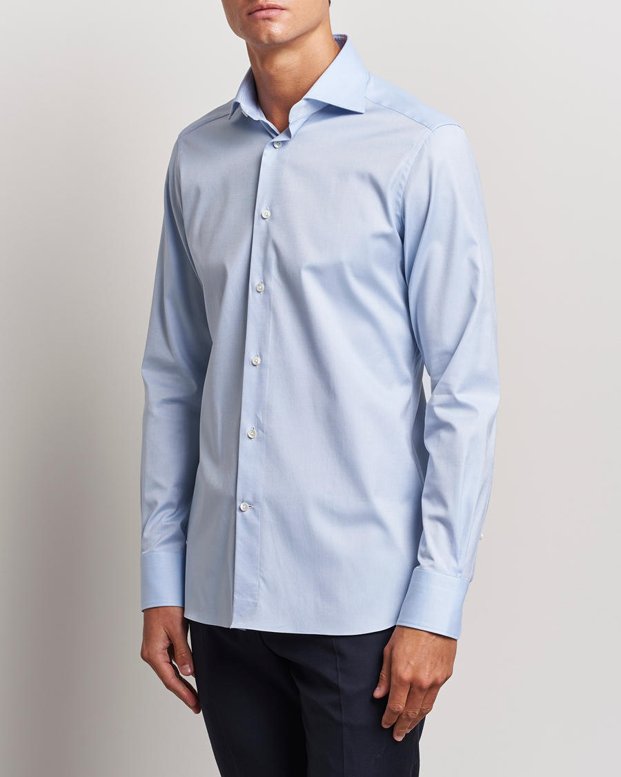 Heren | Overhemden | Zegna | Slim Fit Oxford Dress Shirt Light Blue