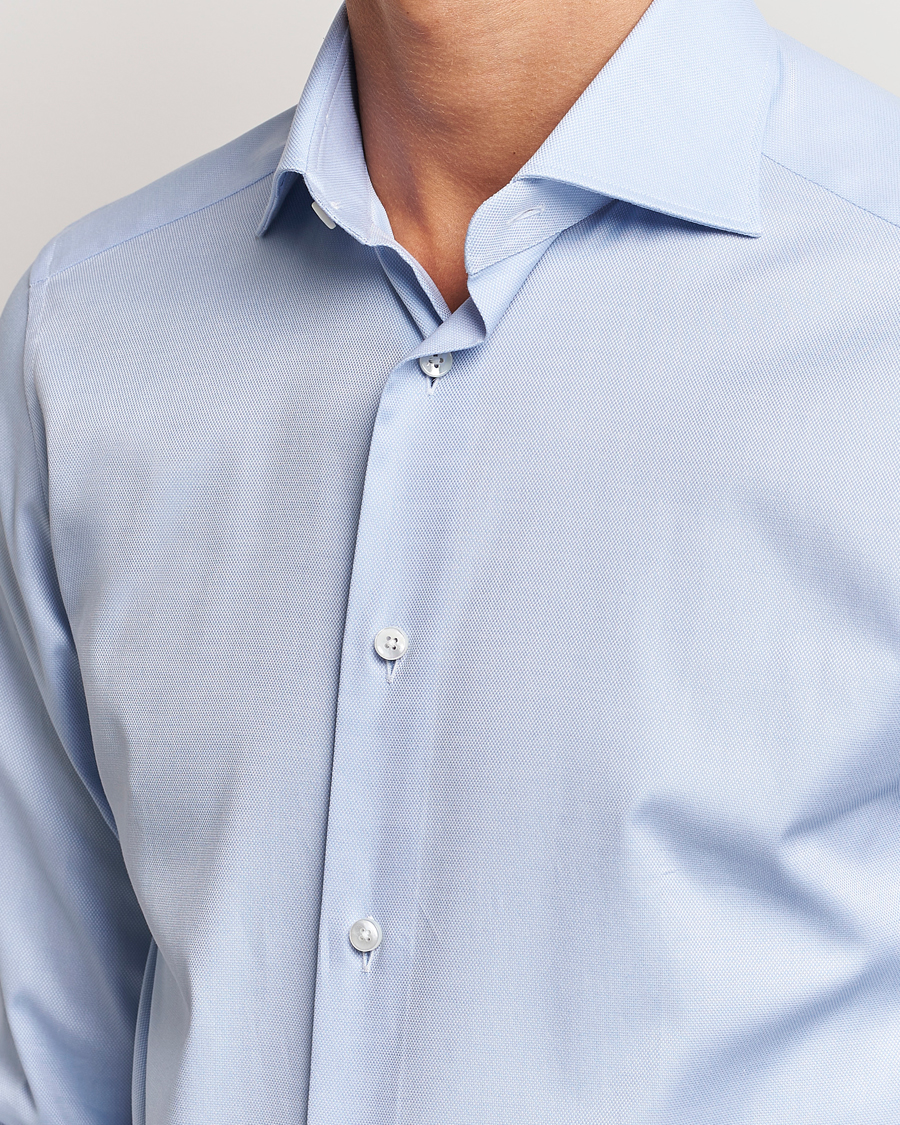 Heren | Overhemden | Zegna | Slim Fit Oxford Dress Shirt Light Blue