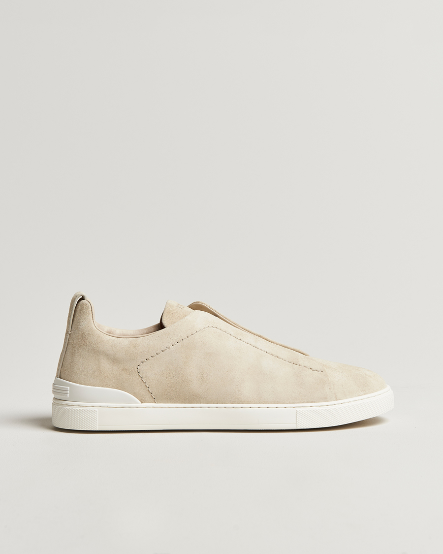 Heren | Zegna Triple Stitch Sneakers Butter Suede | Zegna | Triple Stitch Sneakers Butter Suede