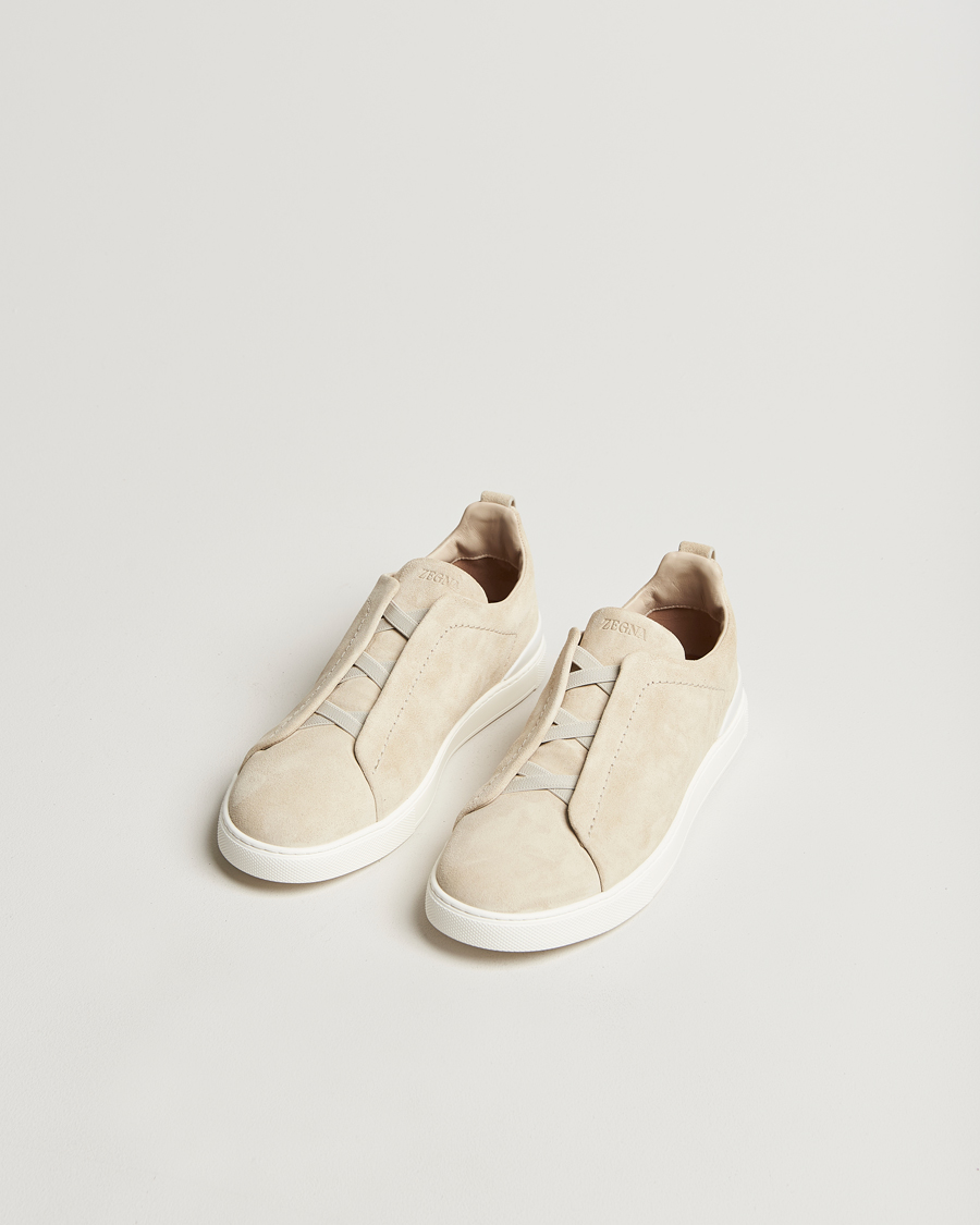 Heren | Zegna Triple Stitch Sneakers Butter Suede | Zegna | Triple Stitch Sneakers Butter Suede
