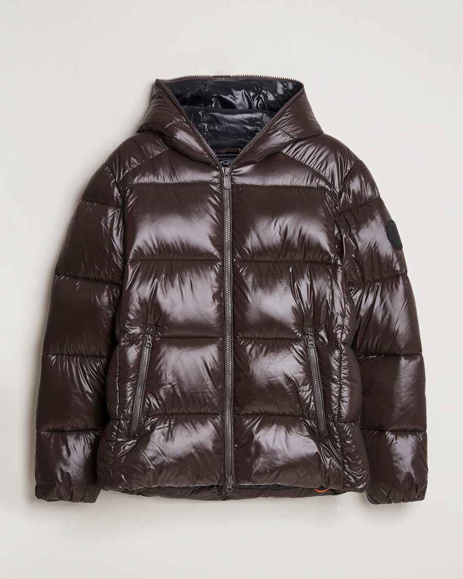 Heren | Jassen | Save The Duck | Edgard Padded Puffer Brown Black