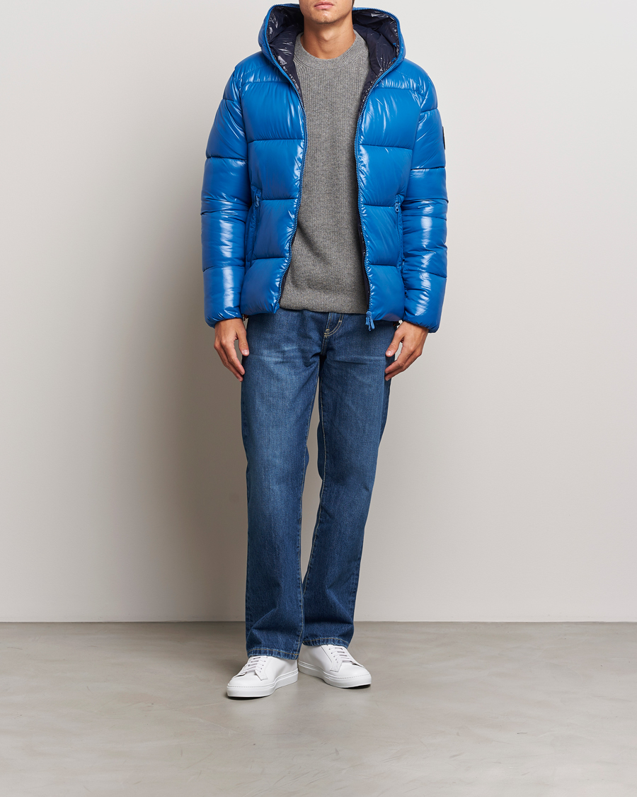 Heren | Jassen | Save The Duck | Edgard Padded Puffer Blue Berry