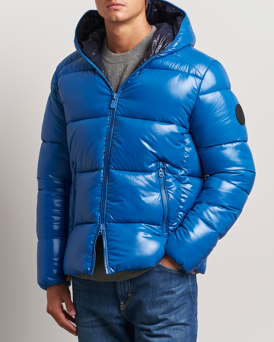 Heren | Jassen | Save The Duck | Edgard Padded Puffer Blue Berry