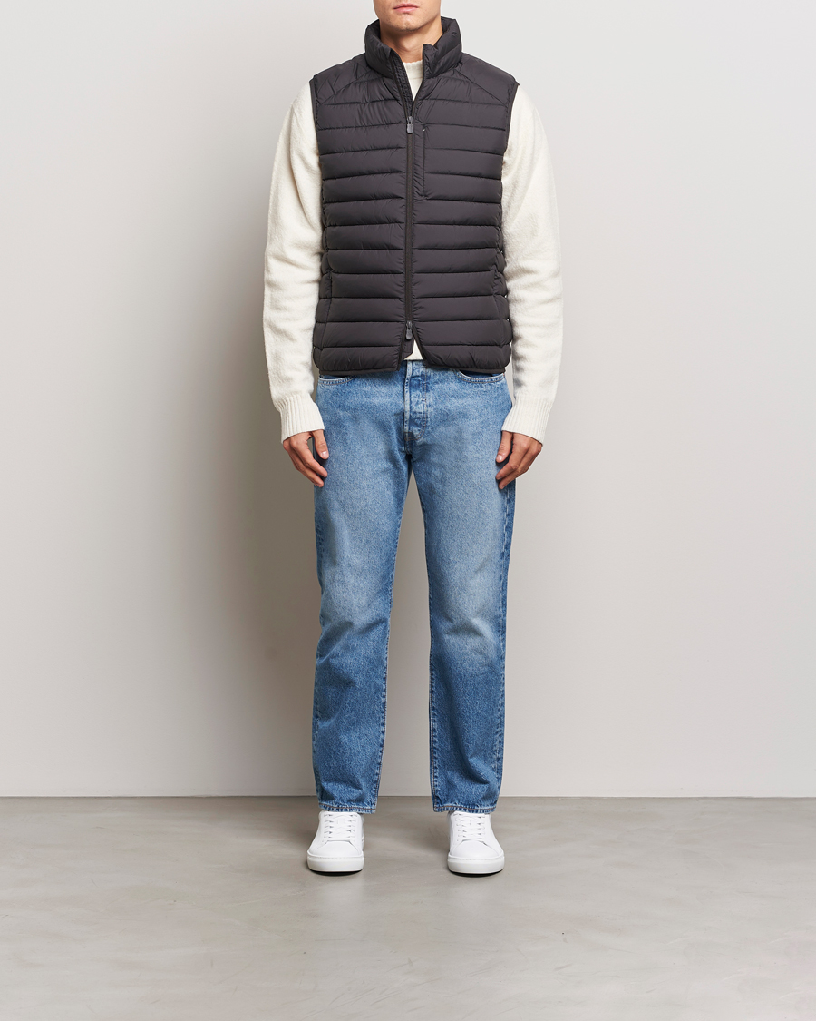 Heren | Jassen | Save The Duck | Rhus Matt Lightweight Vest Brown Black