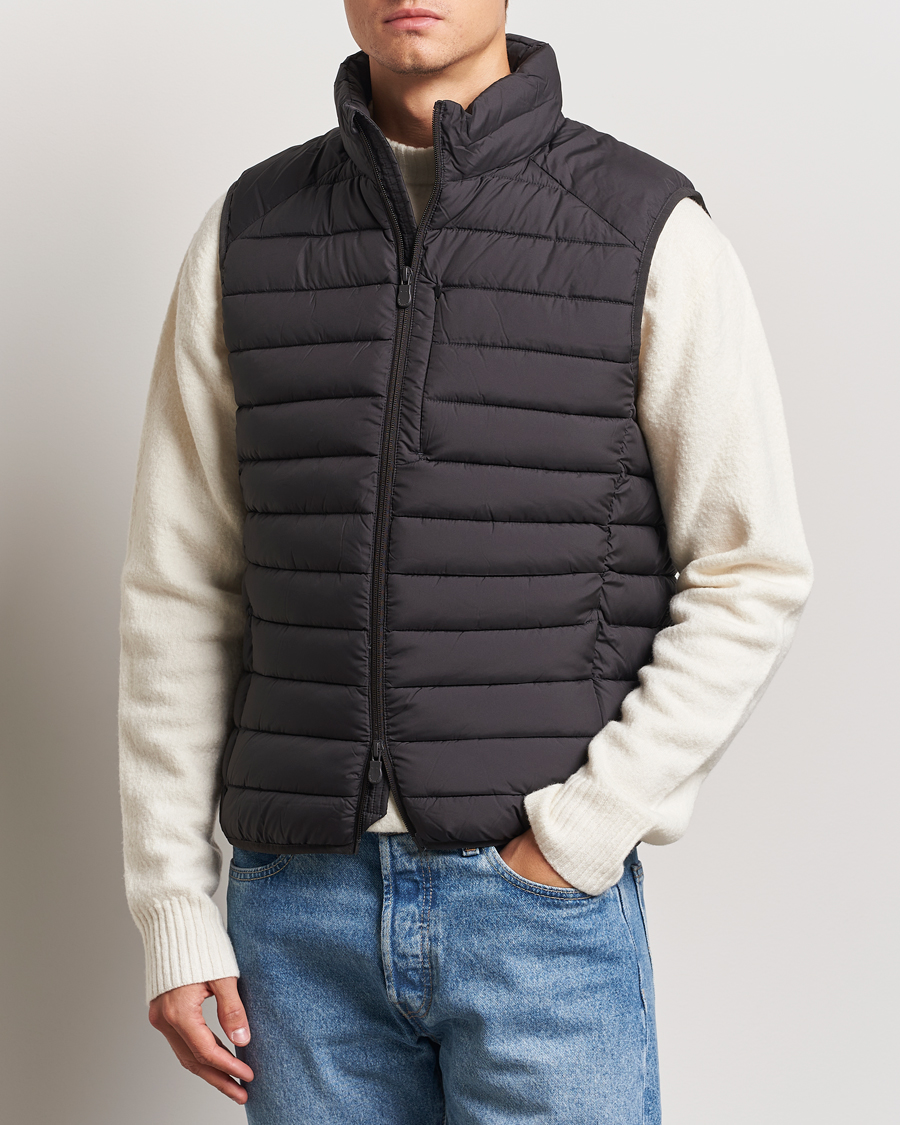 Heren | Jassen | Save The Duck | Rhus Matt Lightweight Vest Brown Black