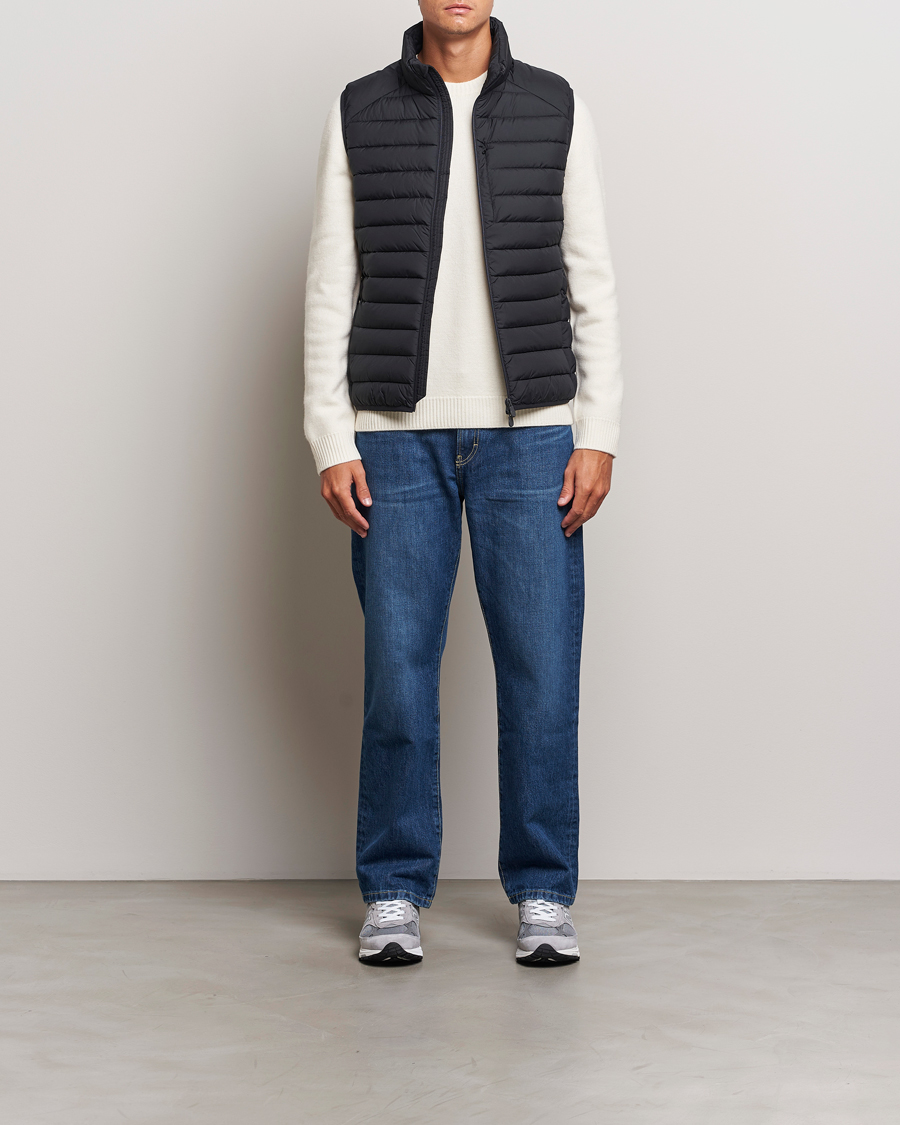 Heren | Jassen | Save The Duck | Rhus Matt Lightweight Vest Blue Black
