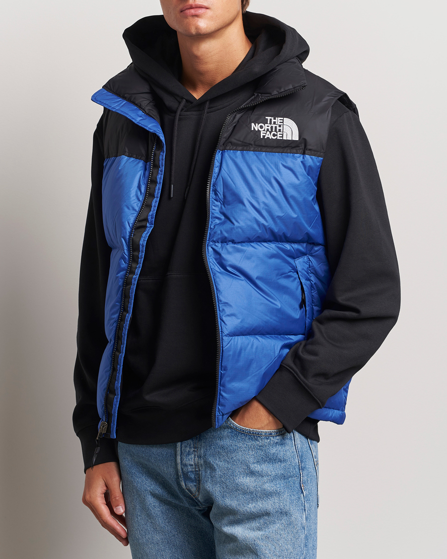 Heren | Jassen | The North Face | 1996 Retro Nuptse Vest Black/Blue