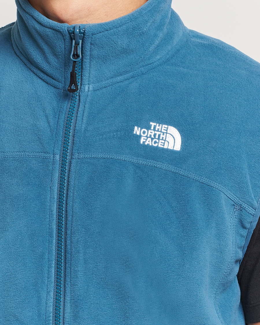 Heren | The North Face 100 Glacier Fleece Vest Midnight Petrol | The North Face | 100 Glacier Fleece Vest Midnight Petrol