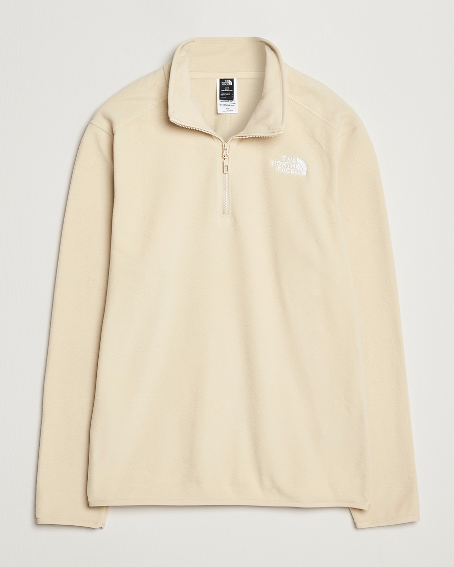 Heren | Truien | The North Face | 100 Glacier Fleece 1/4 Zip Gravel