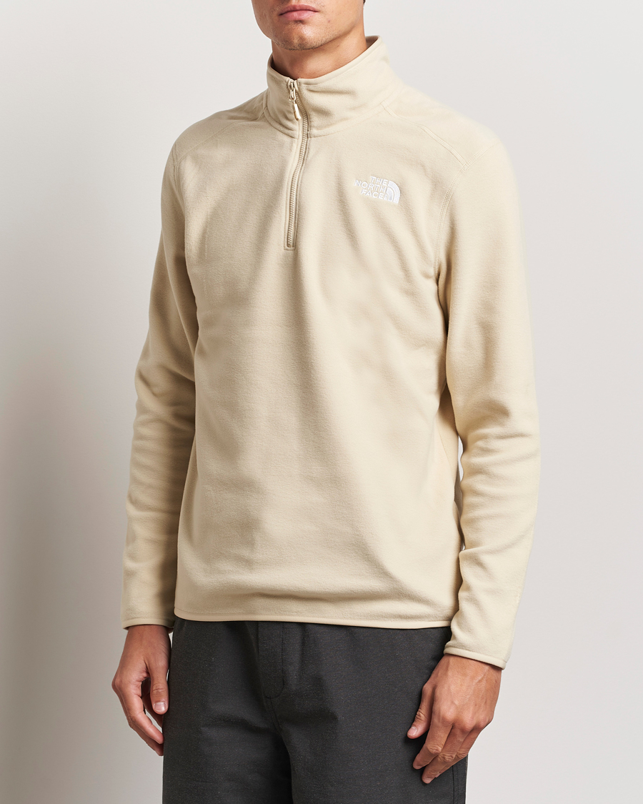 Heren | Truien | The North Face | 100 Glacier Fleece 1/4 Zip Gravel