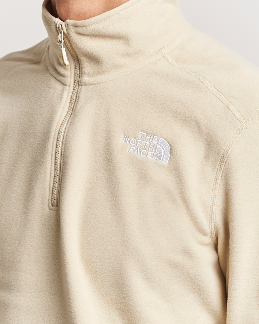 Heren | Truien | The North Face | 100 Glacier Fleece 1/4 Zip Gravel