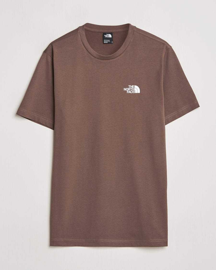 Heren | T-shirts | The North Face | Simple Dome Tee Dark Brown