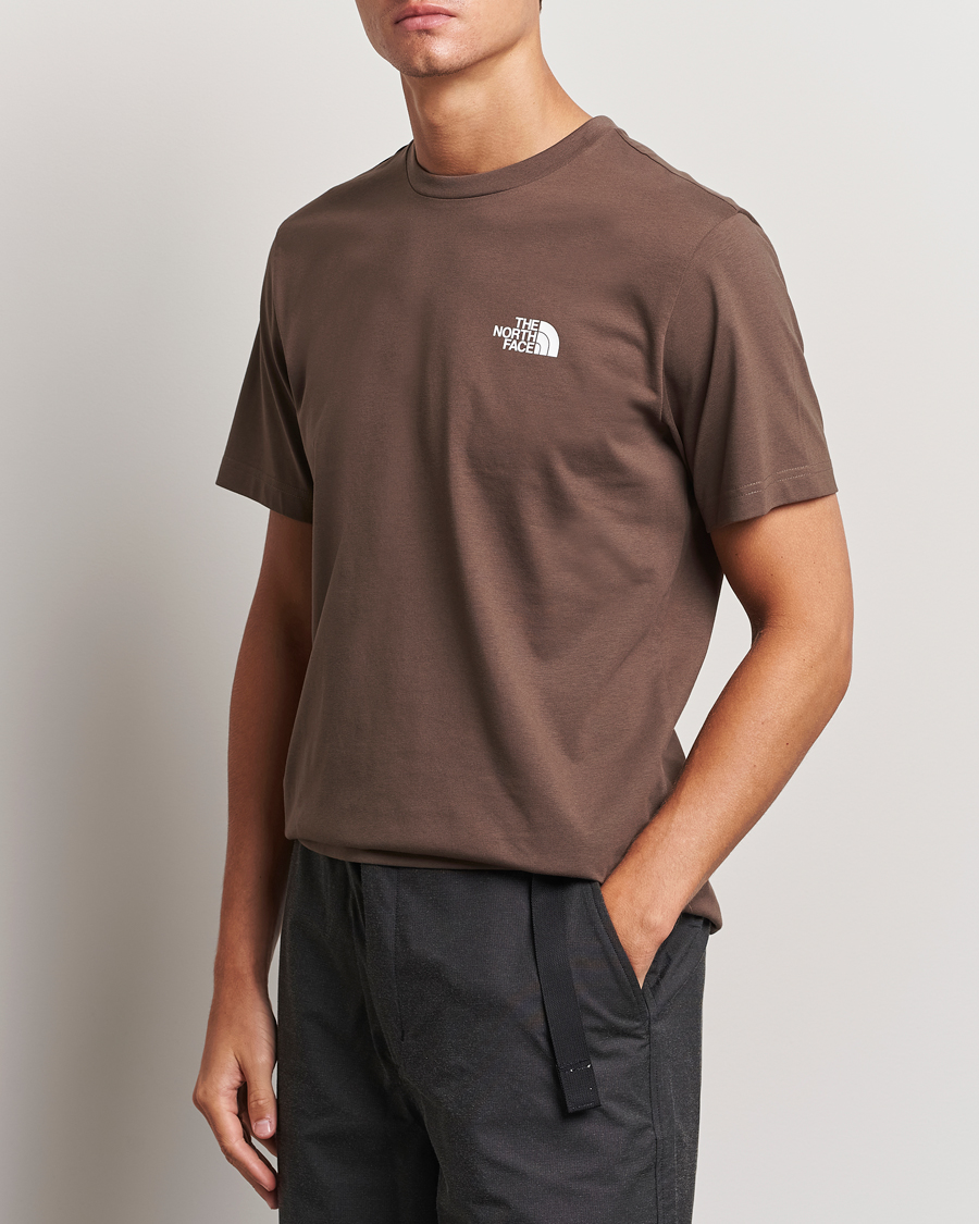 Heren | T-shirts | The North Face | Simple Dome Tee Dark Brown