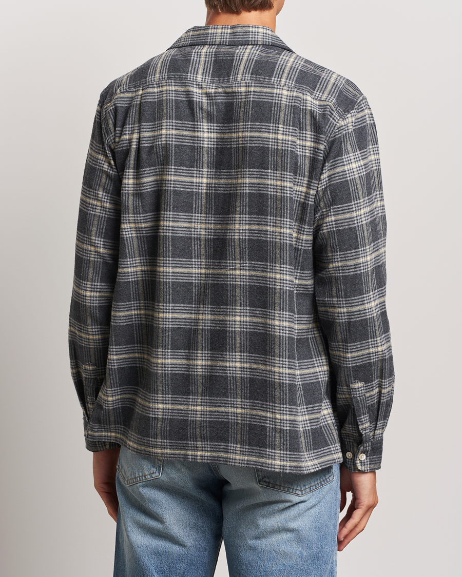 Heren | Overhemden | Sunflower | Flannel Pocket Shirt Grey Check