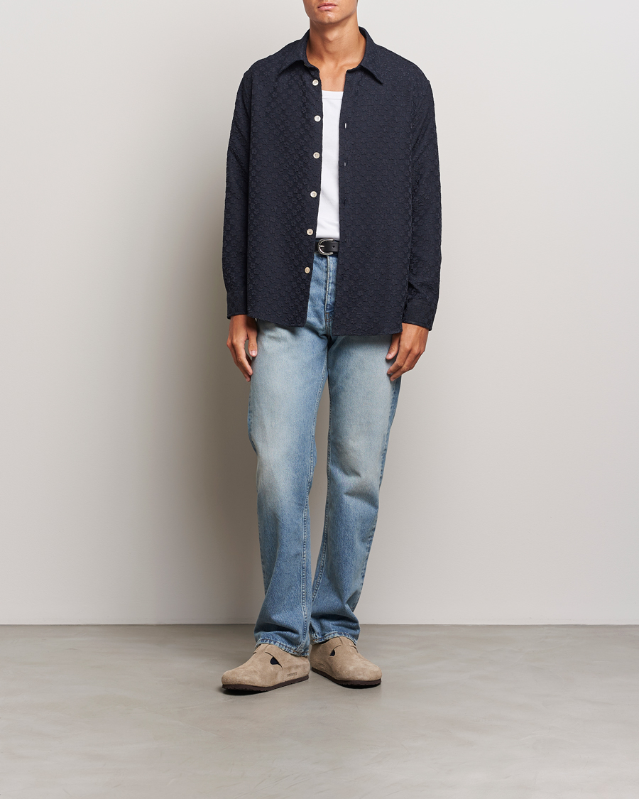 Heren | Overhemden | Sunflower | Studio Shirt Navy