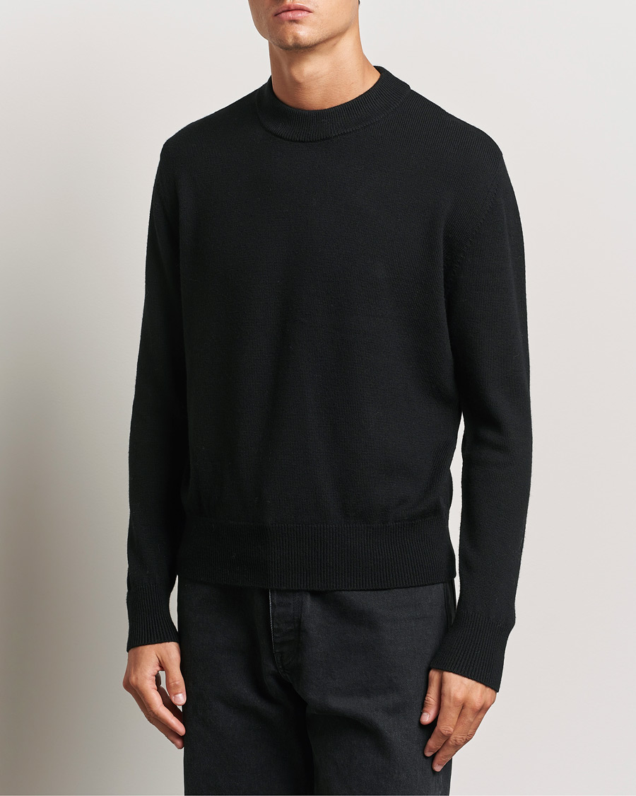 Heren | Truien | Sunflower | Moon Merino Crewneck Black