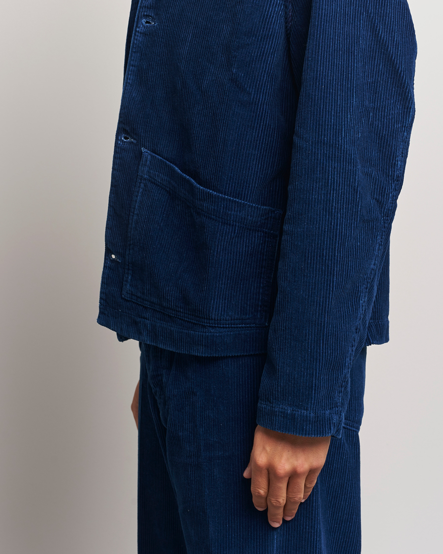 Heren | Jassen | Sunflower | Corduroy Worker Jacket Indigo