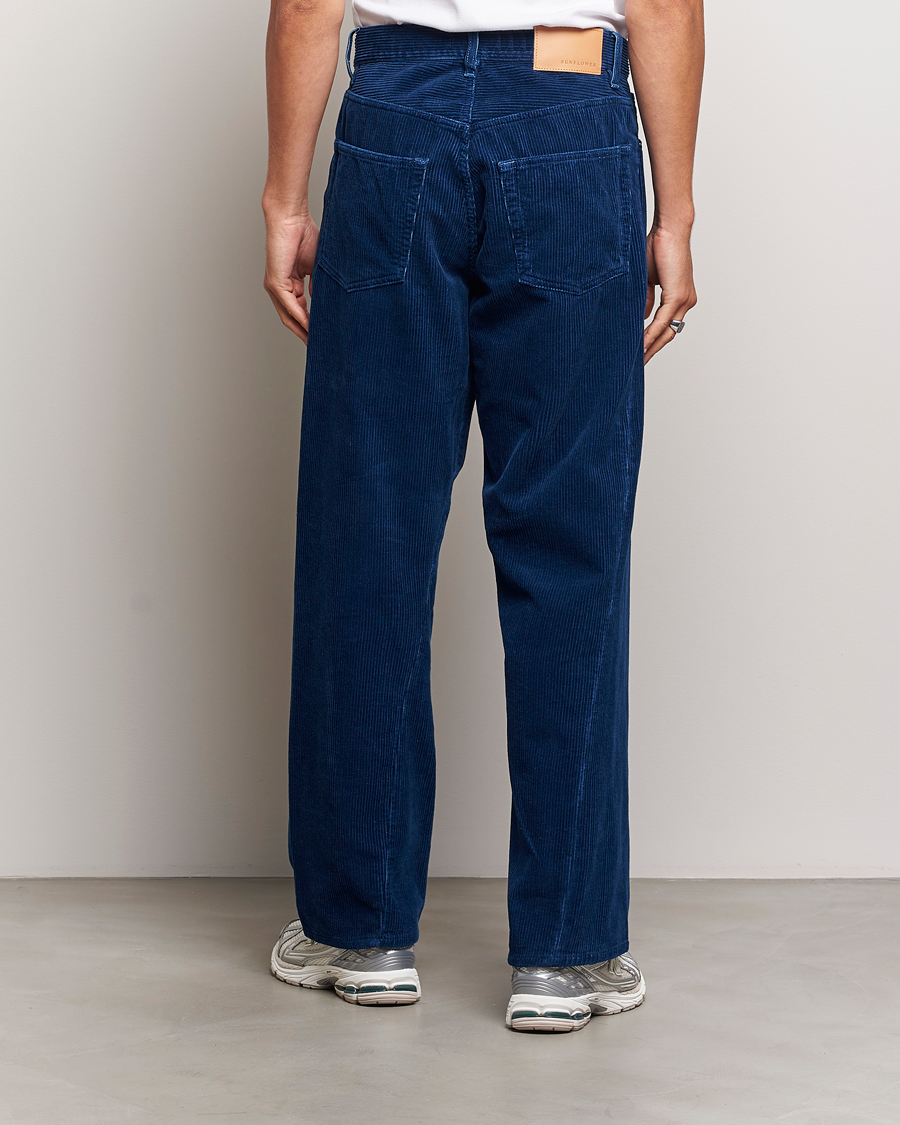 Heren | Broeken | Sunflower | Wide Twist Corduroy Pants Indigo
