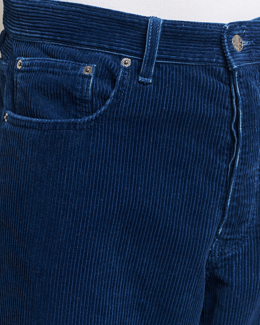 Heren | Broeken | Sunflower | Wide Twist Corduroy Pants Indigo