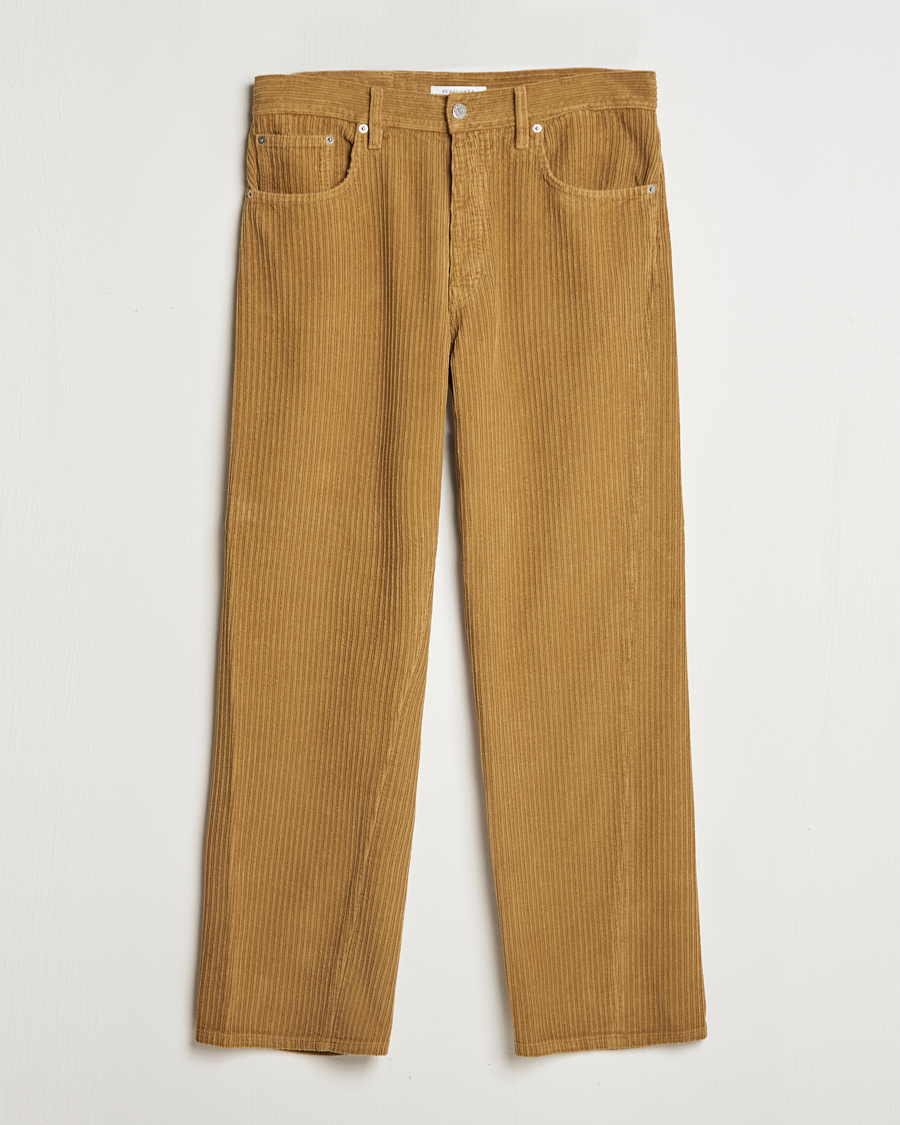 Heren | Broeken | Sunflower | Wide Twist Corduroy Pants Ochre