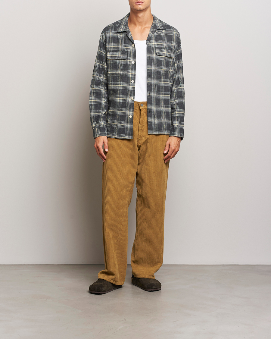 Heren | Broeken | Sunflower | Wide Twist Corduroy Pants Ochre