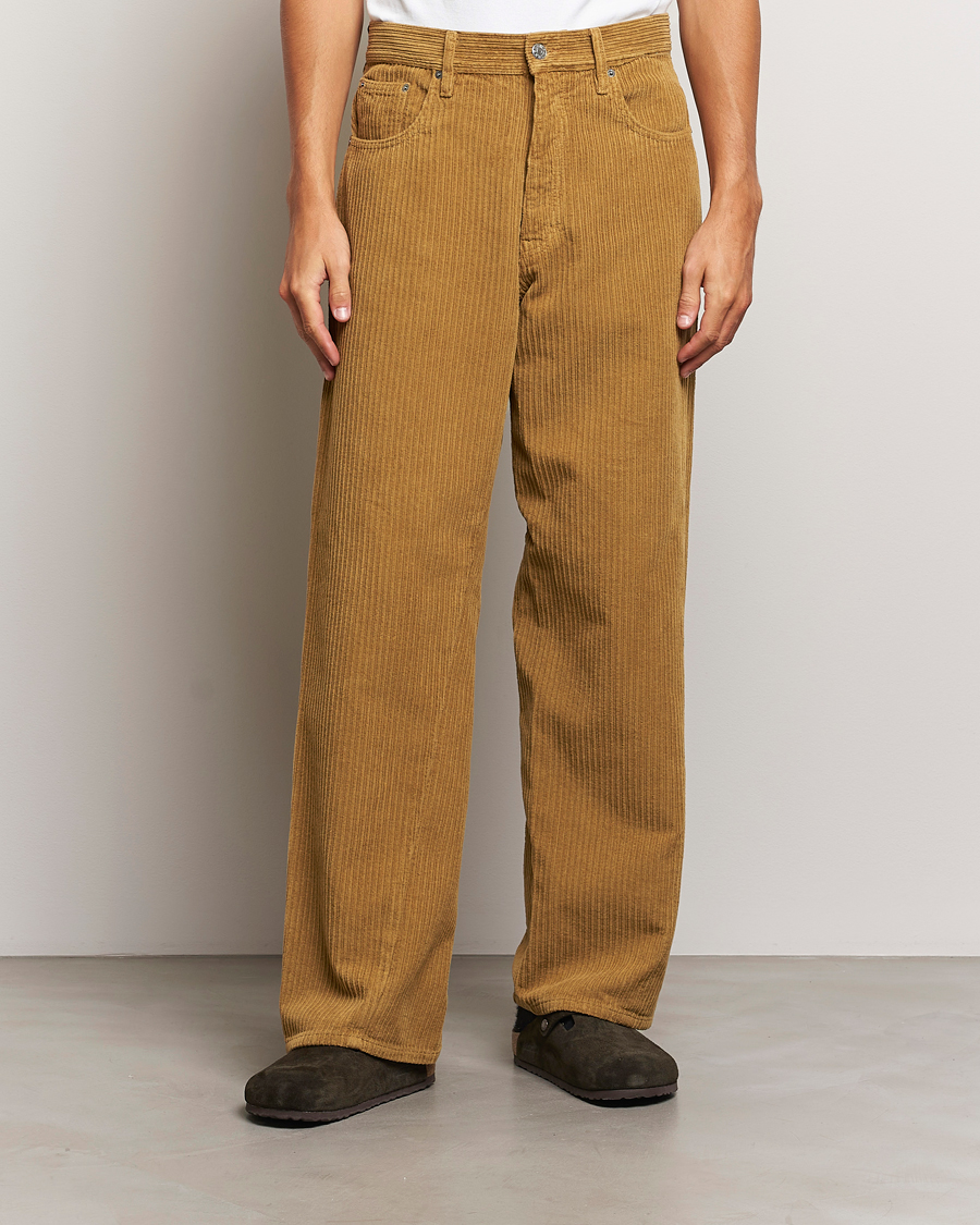 Heren | Broeken | Sunflower | Wide Twist Corduroy Pants Ochre