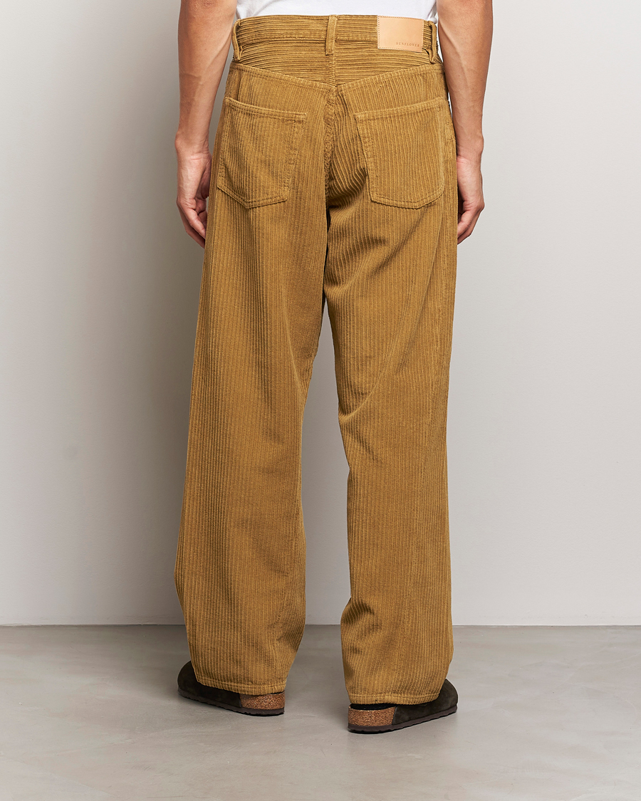 Heren | Broeken | Sunflower | Wide Twist Corduroy Pants Ochre