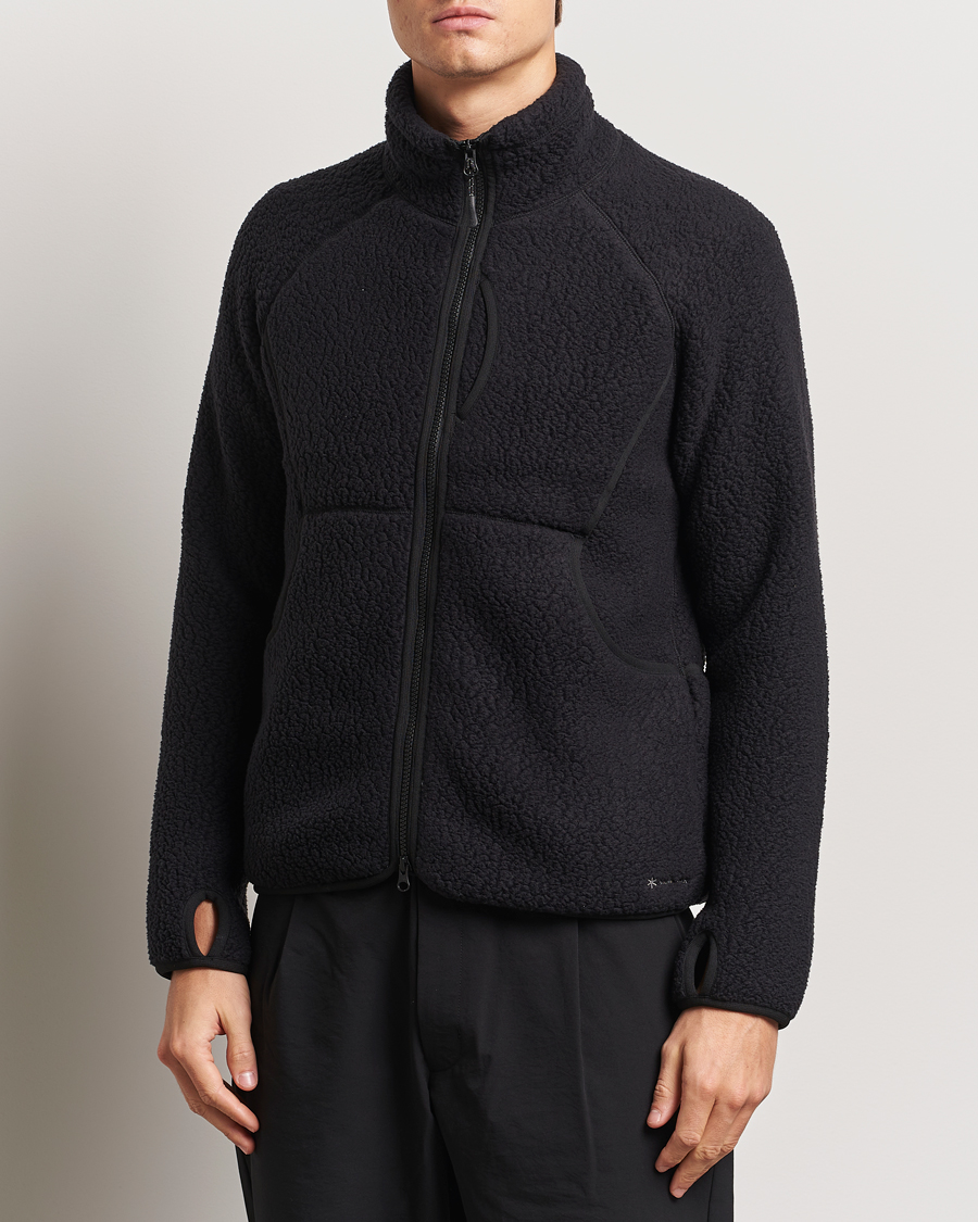 Heren | Truien | Snow Peak | Thermal Boa Fleece Jacket Black