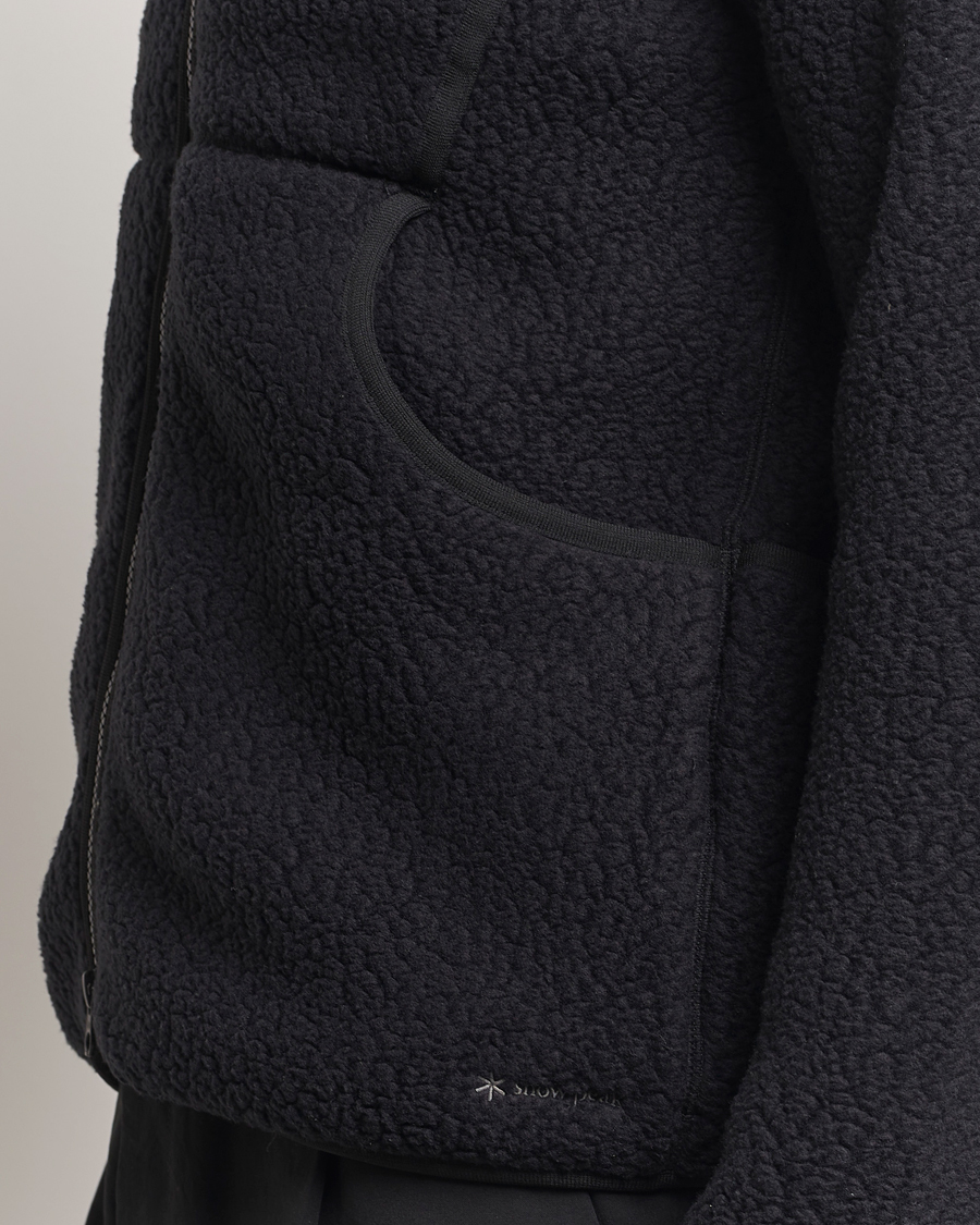 Heren | Truien | Snow Peak | Thermal Boa Fleece Jacket Black