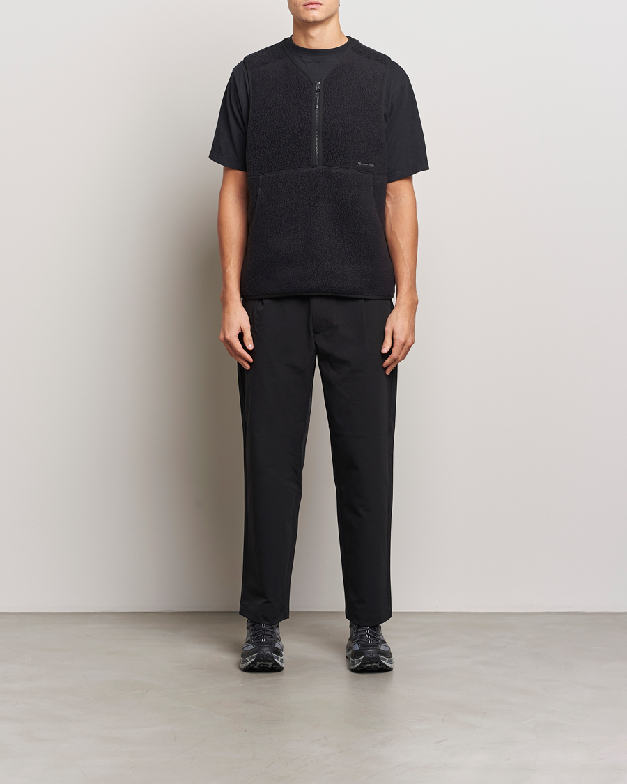 Heren | Snow Peak Thermal Boa Fleece Vest Black | Snow Peak | Thermal Boa Fleece Vest Black
