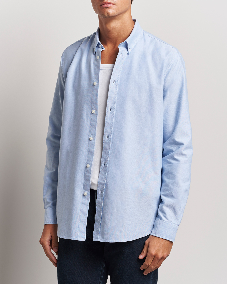 Heren | Overhemden | Samsøe Samsøe | Saliam Oxford Shirt Oxford Blue