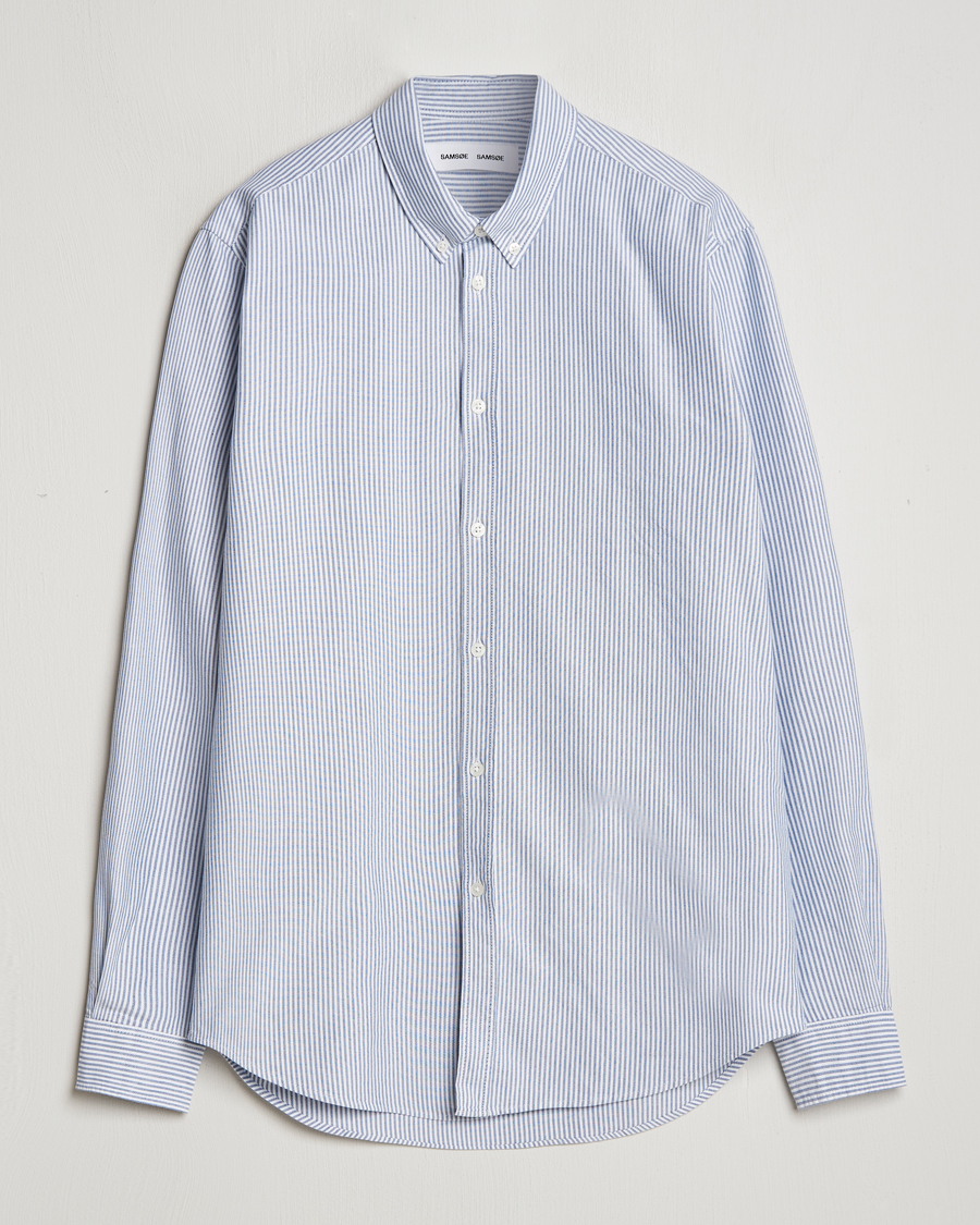Heren | Overhemden | Samsøe Samsøe | Saliam Oxford Shirt Oxford Narrow Stripe