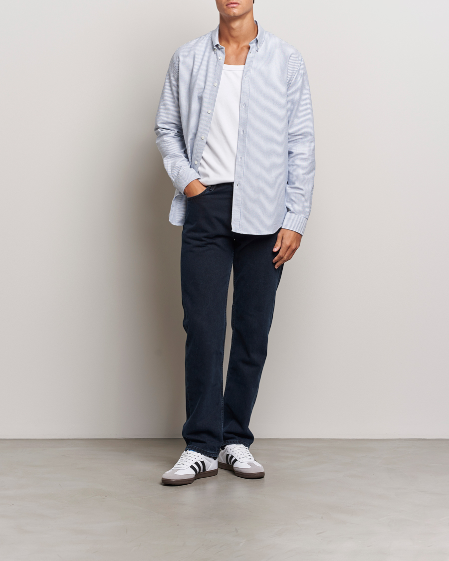 Heren | Overhemden | Samsøe Samsøe | Saliam Oxford Shirt Oxford Narrow Stripe