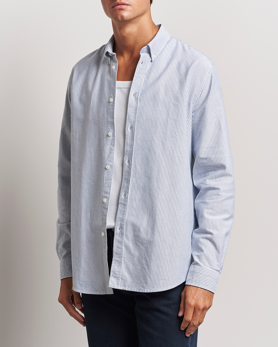 Heren | Overhemden | Samsøe Samsøe | Saliam Oxford Shirt Oxford Narrow Stripe