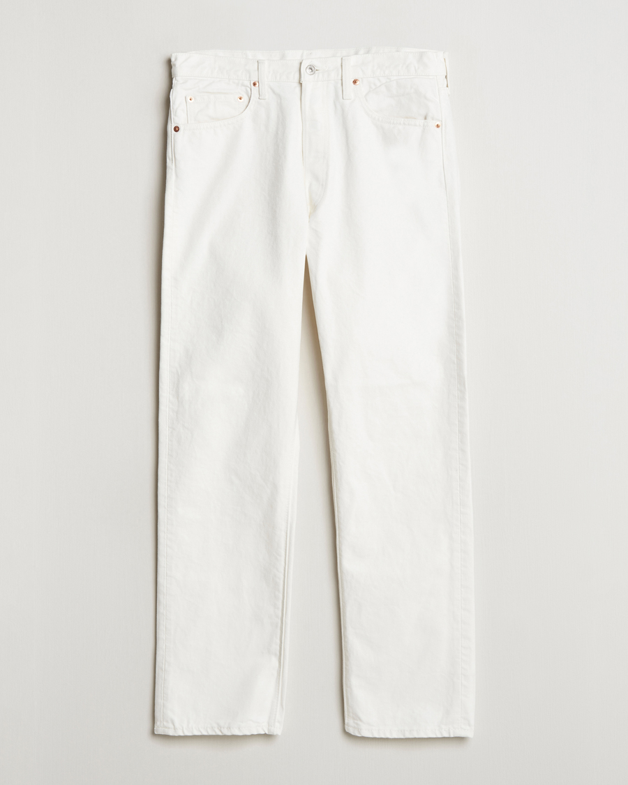 Heren | Jeans | orSlow | Straight Fit 105 Jeans White