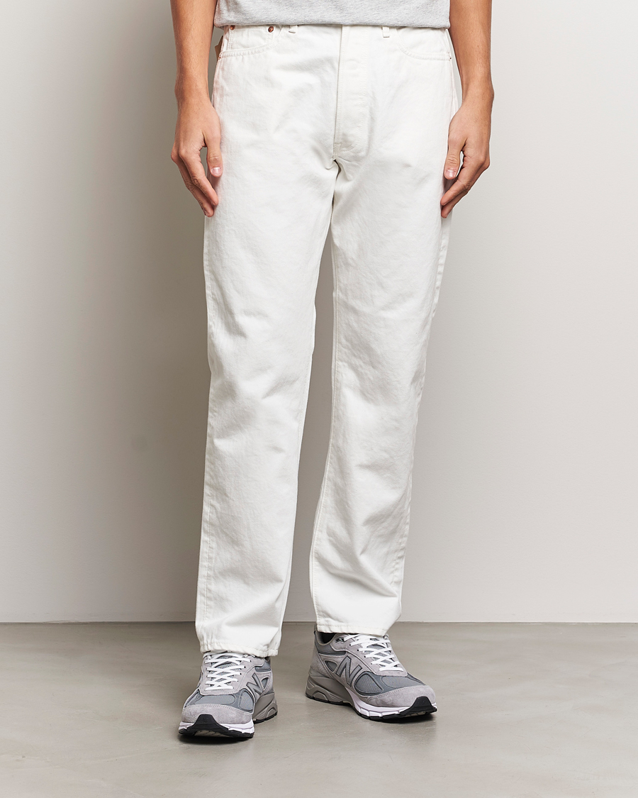 Heren | Jeans | orSlow | Straight Fit 105 Jeans White