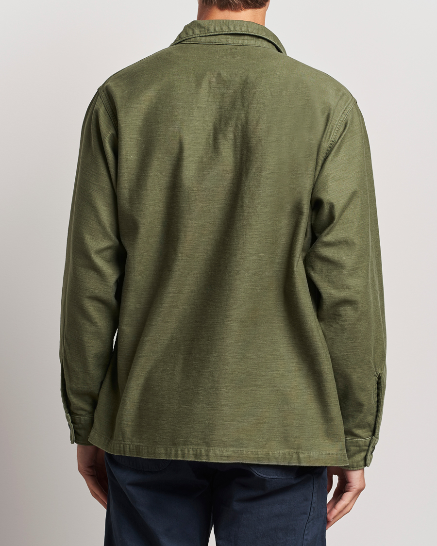 Heren | Overhemden | orSlow | 4 Pockets US Army Shirt Dark Olive