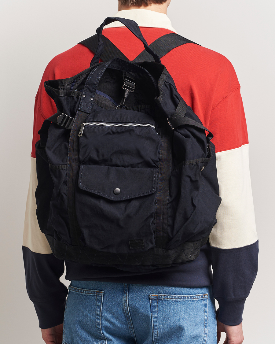 Heren | Tassen | Porter-Yoshida & Co. | Crag 2Way Rucksack Navy