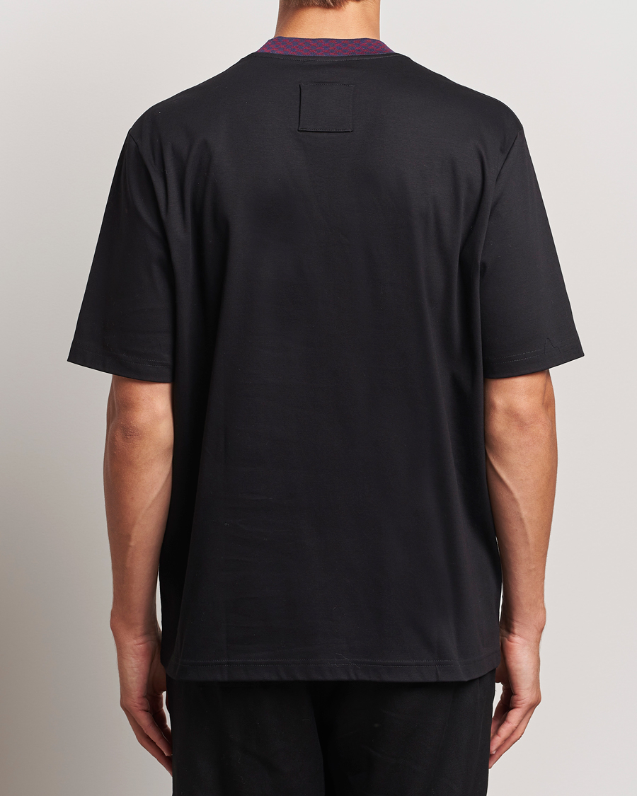 Heren | T-shirts | Lanvin | Curb Detail Logo T-Shirt Black