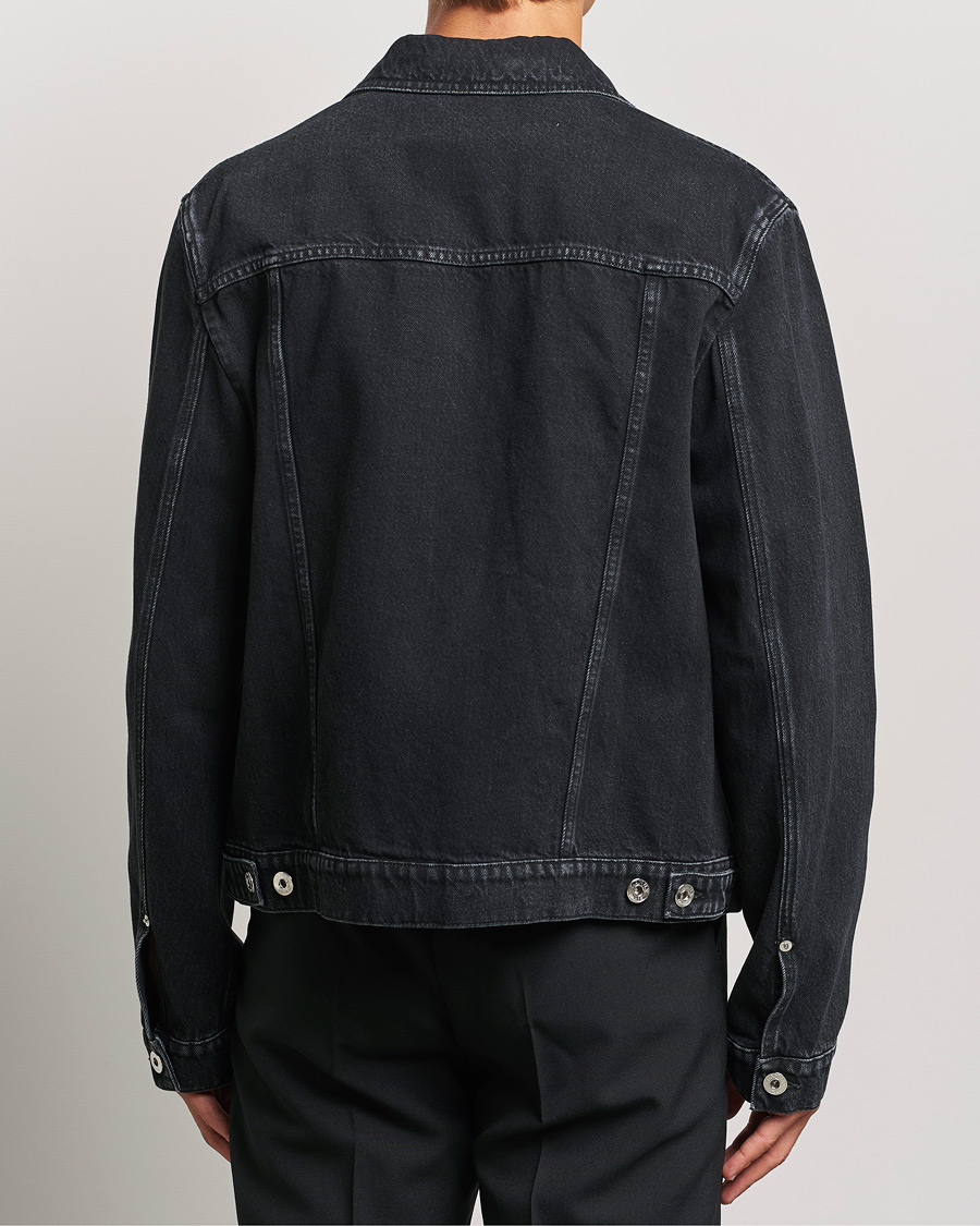 Heren | Jassen | Lanvin | Leather Pocket Denim Jacket Black