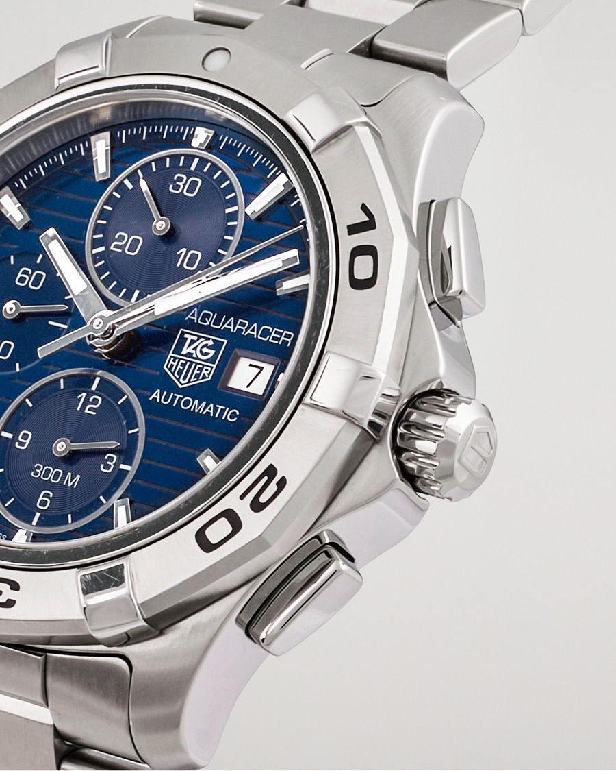 Heren | Tag Heuer Pre-Owned Aquaracer 300M Chrono Silver | Tag Heuer Pre-Owned | Aquaracer 300M Chrono Silver
