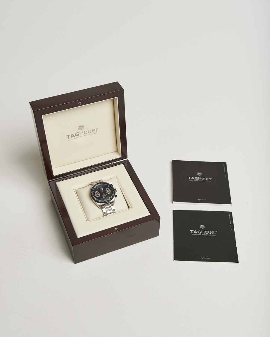Heren | Tag Heuer Pre-Owned Grand Carrera Calibre 17 Ref. CAV511C Silver | Tag Heuer Pre-Owned | Grand Carrera Calibre 17 Ref. CAV511C Silver