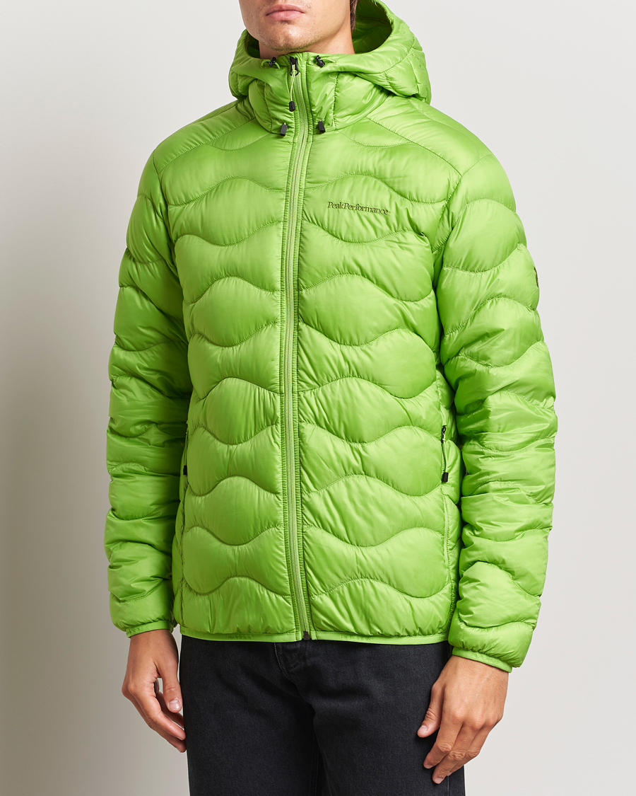 Heren | Jassen | Peak Performance | Helium Down Hooded Jacket Stand Out Green