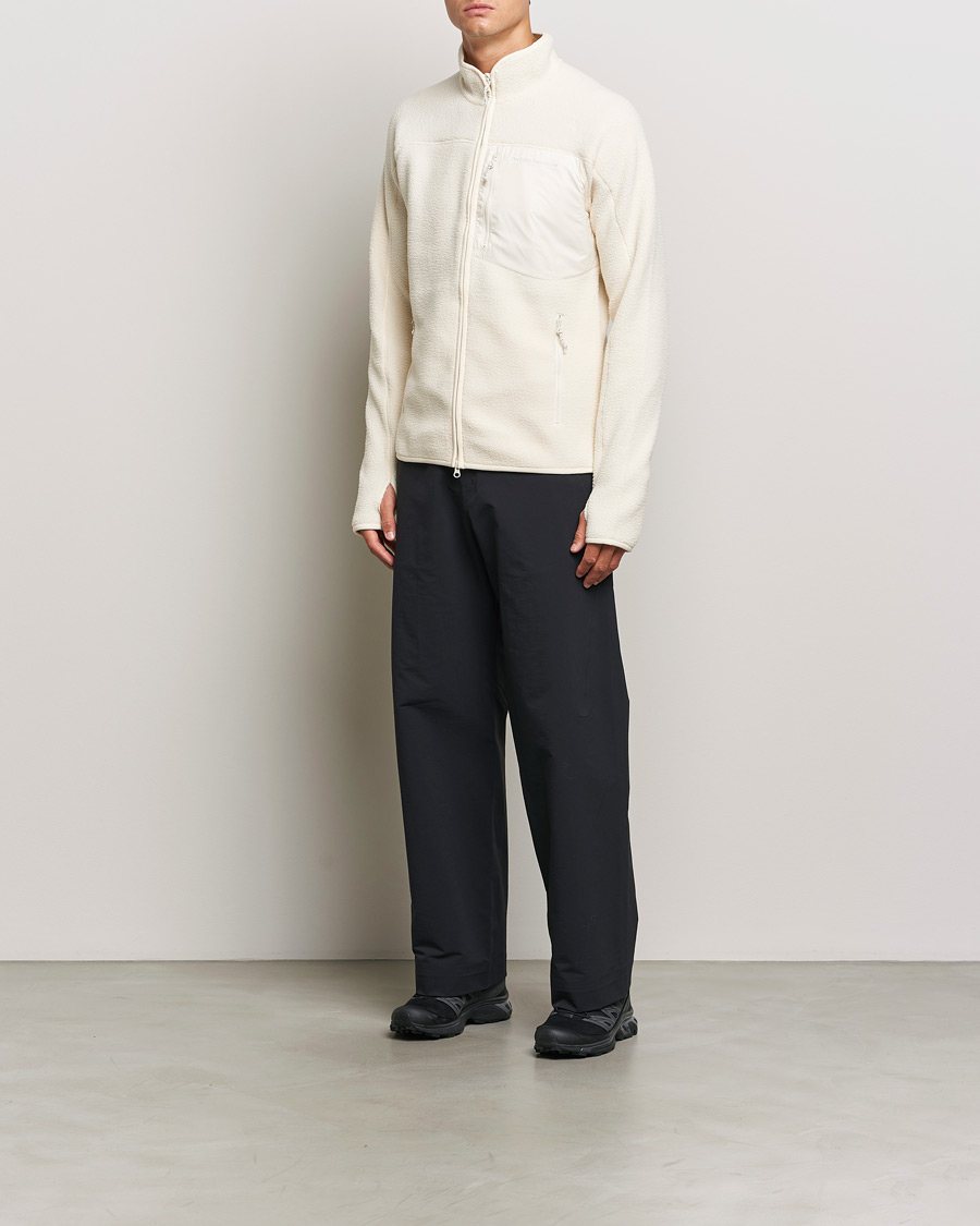 Heren | Truien | Peak Performance | Pile Full Zip Vintage White
